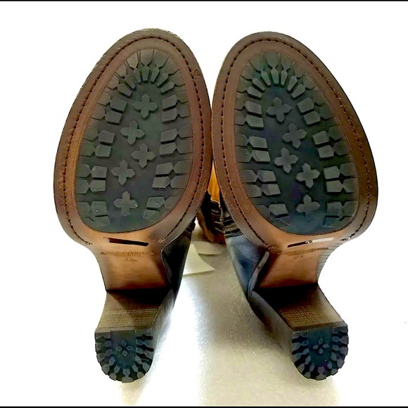 Sold!UGG Collection Brown Leather & Lamb Wool Aldabella High Heel Boots Size 7.5 - Picture 5 of 5